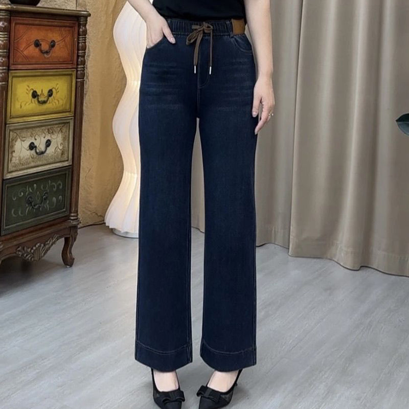 Women’s casual straight-leg pants by Arenzza, featuring a relaxed fit and comfortable fabric, shown in a neutral color.