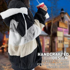 Aarenza contrasting padded winter coat for women, featuring a cozy design and stylish look, perfect for cold weather.