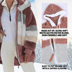 Aarenza contrasting padded winter coat with a high collar and quilted design, ideal for cold weather, in black and white.