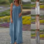 Aarenza women's loose wide-leg jumpsuit with pockets, stylish and comfortable clothing in a relaxed fit, perfect for casual wear.