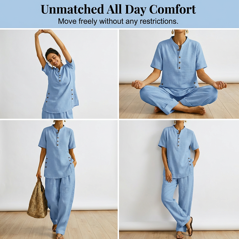 Women’s solid lounge 2-piece set by Arenzza featuring comfortable matching top and pants in soft fabric.