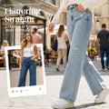 Women’s stylish rhinestone-embellished jeans by Arenzza featuring fitted denim with sparkling rhinestone details.