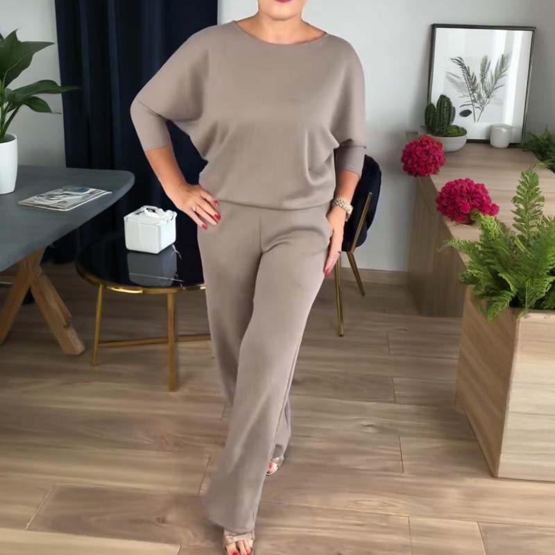 Arenzza elegant longline cardigan, matching top and pants 3-piece set, stylish and comfortable clothing for women.
