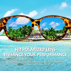 A pair of oversized cat eye sunglasses by Arenzza with polarized UV400 protection, featuring dark tinted lenses and stylish frame.