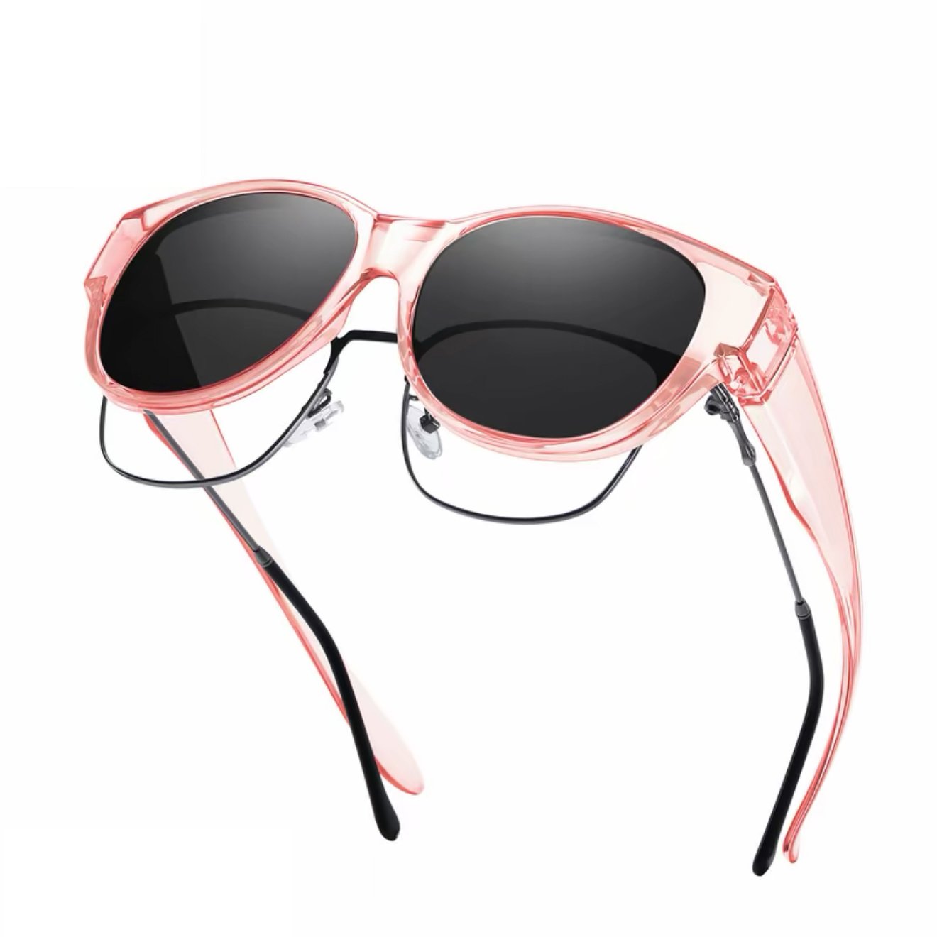 A pair of oversized cat eye sunglasses by Arenzza featuring polarized lenses and UV400 protection, stylish and fashionable accessory.