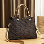 Women's fashionable casual elegant bag by Arenzza, featuring a stylish design with leather accents and gold hardware.