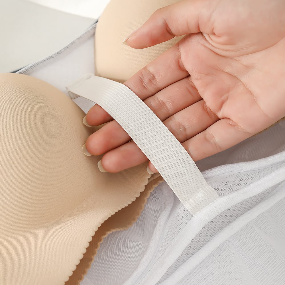 Arenzza anti-deformation bra mesh laundry bag for bras and lingerie, machine-washable, durable clothing and accessories storage.
