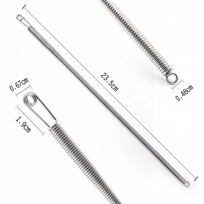 Aarenza foldable spring drawstring threader tool for cords, wires, and laces, portable and easy to use for clothing and accessories.