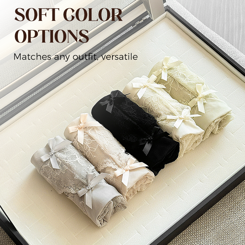 A pair of soft lace women's panties from Arenzza in average size, featuring delicate lace fabric and comfortable fit.