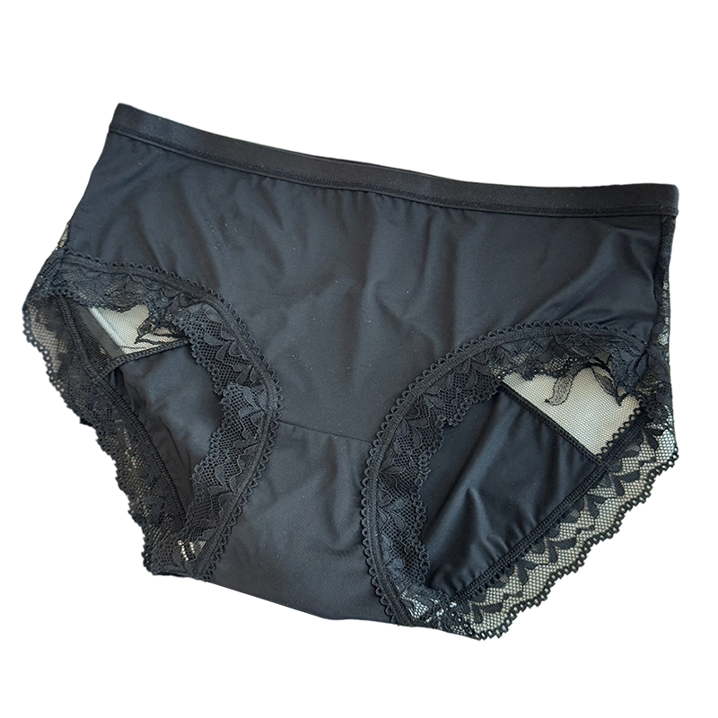 A pair of soft lace women's panties by Arenzza, featuring delicate lace fabric and a comfortable fit, in an average size.