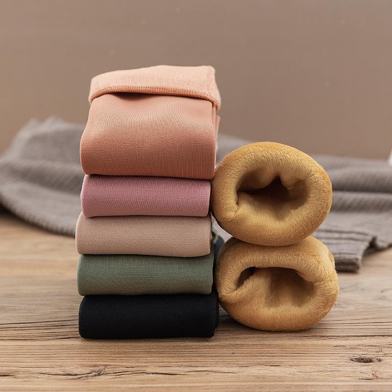 A pair of Arenzza Snugly Winter Thermal Socks in cozy, warm fabric, perfect for cold weather, shown in a close-up shot.