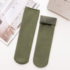 A pair of Arenzza Snugly Winter Thermal Socks in cozy, warm fabric, perfect for cold weather, shown in a close-up shot.
