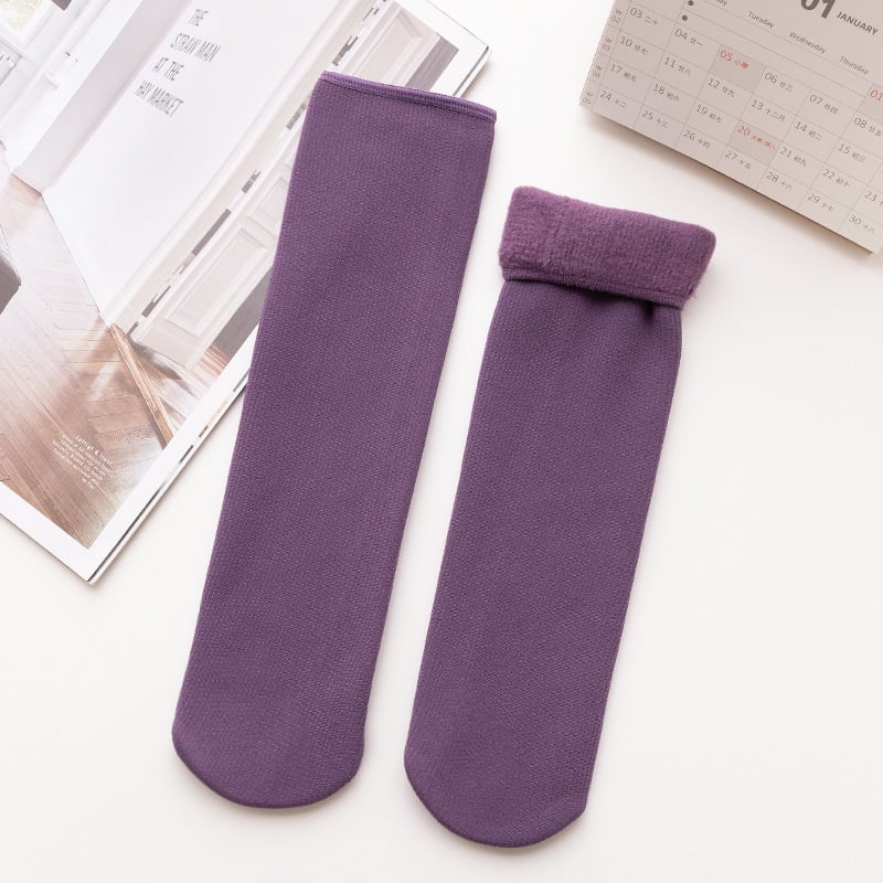 A pair of Arenzza Snugly Winter Thermal Socks in cozy, warm fabric, suitable for cold weather, displayed on a neutral background.