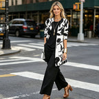 Aarenza women's casual 3-piece outfit set featuring a soft, stylish top, pants, and jacket, perfect for everyday comfort.