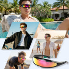 Aarenzza lightweight futuristic shield sunglasses with sleek design and tinted lenses, perfect for modern fashion and outdoor wear.