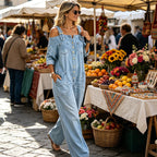 A beige loose fit wide-leg overall jumpsuit with pockets by Arenzza, styled casually for effortless comfort and modern fashion.