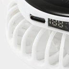 A breathable Arenzza baseball cap with built-in solar fan, adjustable 360° fan, and UPF50+ sun protection, shown from front view.