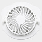 Aarenza breathable baseball cap with solar fan, adjustable 360° fan, UPF50+ sun protection, in a stylish outdoor setting.
