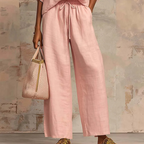 Aarenza women's solid color 2-piece casual tracksuit set featuring a relaxed fit hoodie and matching pants in a comfortable fabric.