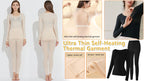 Arenzza ultra-thin self-heating thermal garment shown in a sleek, fitted design ideal for cold weather wear.