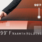 Arenzza ultra-thin self-heating thermal garment shown in a close-up, highlighting its sleek design and fabric texture.