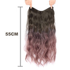 Areenza curly gradient color wig piece with vibrant, multicolored curls, perfect for fashion and costume styling.