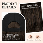 Arenzza 2-in-1 curly hair baseball cap wig showing a stylish cap with curly hair attached, ideal for fashion and costume accessories.