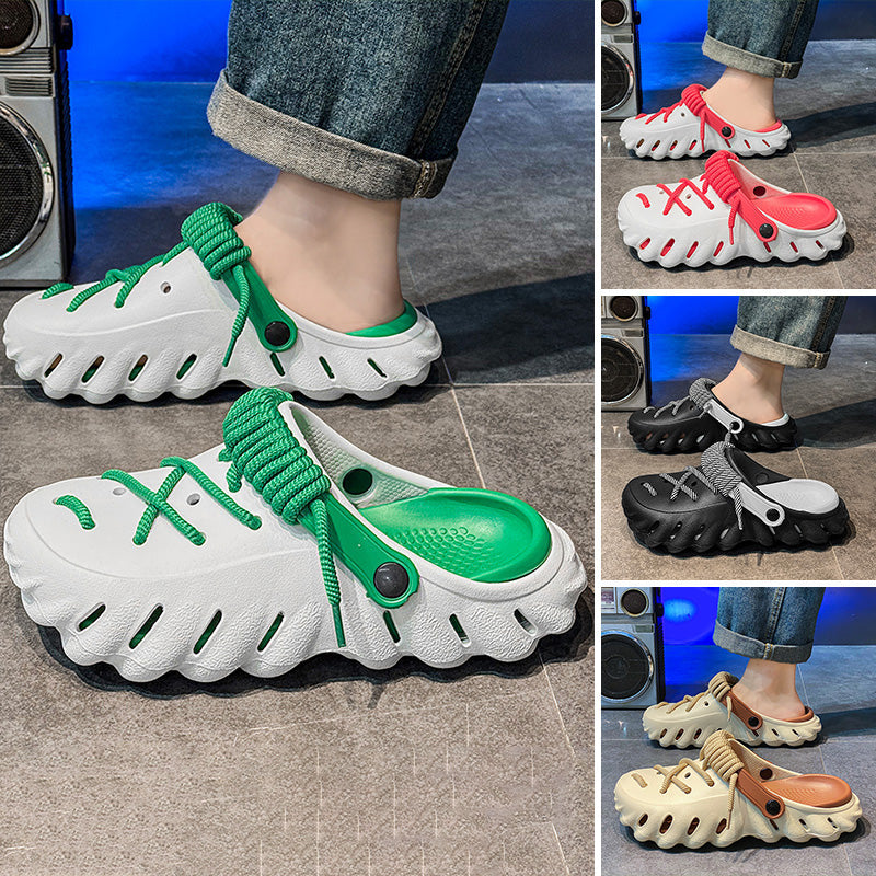 Men’s breathable clogs shoes by Arenzza, showcasing comfortable slip-on footwear with a casual design and breathable material.