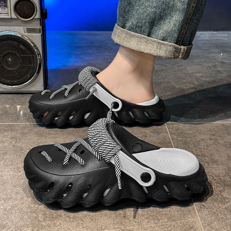 Men’s breathable clogs shoes by Arenzza, featuring a comfortable design and casual style, with a focus on lightweight, breathable material.