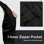 A men's lightweight bomber jacket by Arenzza, shown in a casual fit with front zipper and ribbed cuffs, on a plain background.