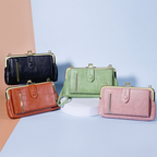 Arenzza crossbody phone bag with multi-card organizer, stylish accessory for carrying phone, cards, and essentials.