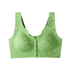 Arenzza comfort front-clasp wire-free seamless bra with soft fabric and smooth finish, designed for comfort and support.