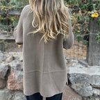 Women’s mid-length lapel double-breasted coat by Arenzza, featuring a tailored fit, classic design, and button front in a stylish outerwear style.