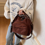 Aarenza women's lightweight nylon crossbody handbag featuring a sleek design with a top zipper and adjustable strap.