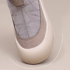 A pair of Arenzza waterproof snow boots with thick soles, featuring warm lining and sturdy design for winter outdoor wear.