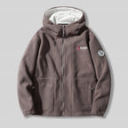 A men's double-faced thick warm hooded jacket by Arenzza, featuring a cozy, insulated design perfect for cold weather.
