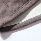 A men's double-faced thick warm hooded jacket by Arenzza, showcasing its cozy, layered fabric and hood design for cold weather.
