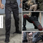 A pair of Arenzza waterproof tactical pants with multiple pockets, durable fabric, and a comfortable fit for outdoor activities.
