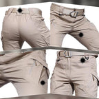 A pair of Arenzza waterproof tactical pants with multiple pockets and a comfortable fit, designed for durability and outdoor use.