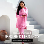 Aarenza women's stylish hoodie and pants set in casual, comfortable clothing with a modern design.