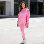 A women's Arenzza hoodie and pants set featuring a stylish, casual design in soft fabric, perfect for comfortable everyday wear.