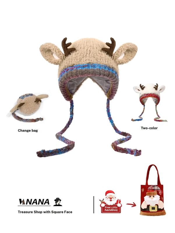 A festive Christmas antler hat from Arenzza with plush antler design, perfect for holiday celebrations and seasonal photos.