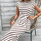 A leopard print women's knot bodycon dress by Arenzza, featuring a tummy-flattering knot and stylish fit for parties or date nights.