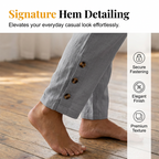 Aarenzza ultra-comfort drawstring pants with soft breathable fabric, relaxed fit, and functional pockets for all-day wear.
