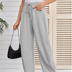 A pair of Arenzza drawstring pocket Capri sweatpants featuring side pockets and a relaxed fit in soft fabric.