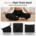 A pair of Arenzza high-waist yoga and lounge pants with pockets, made for comfort and casual wear, shown in a relaxed fit.