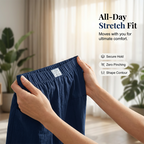 A beige women's casual elastic waist wrap skort from Arenzza, featuring a comfortable fit and stylish design.