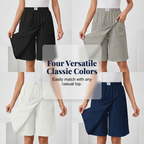 Women’s casual elastic waist wrap skort by Arenzza, featuring a stylish design and comfortable fit, perfect for everyday wear.