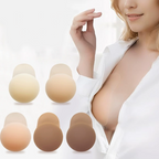 A pair of seamless uplift adhesive nipple covers for women by Arenzza, designed for discreet support and comfort.