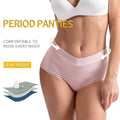 A pair of Arenzza high-waisted leak-proof underwear with comfortable fit and reliable leak protection, displayed flat on a white background.